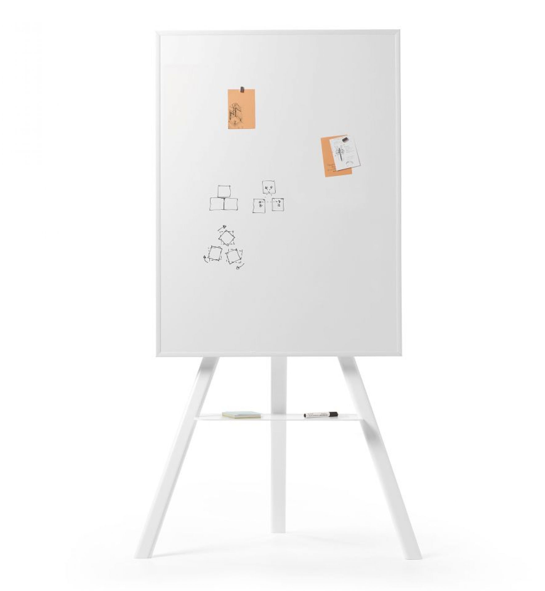 Cartesio Whiteboard for Multimedia Stand Opinion Ciatti