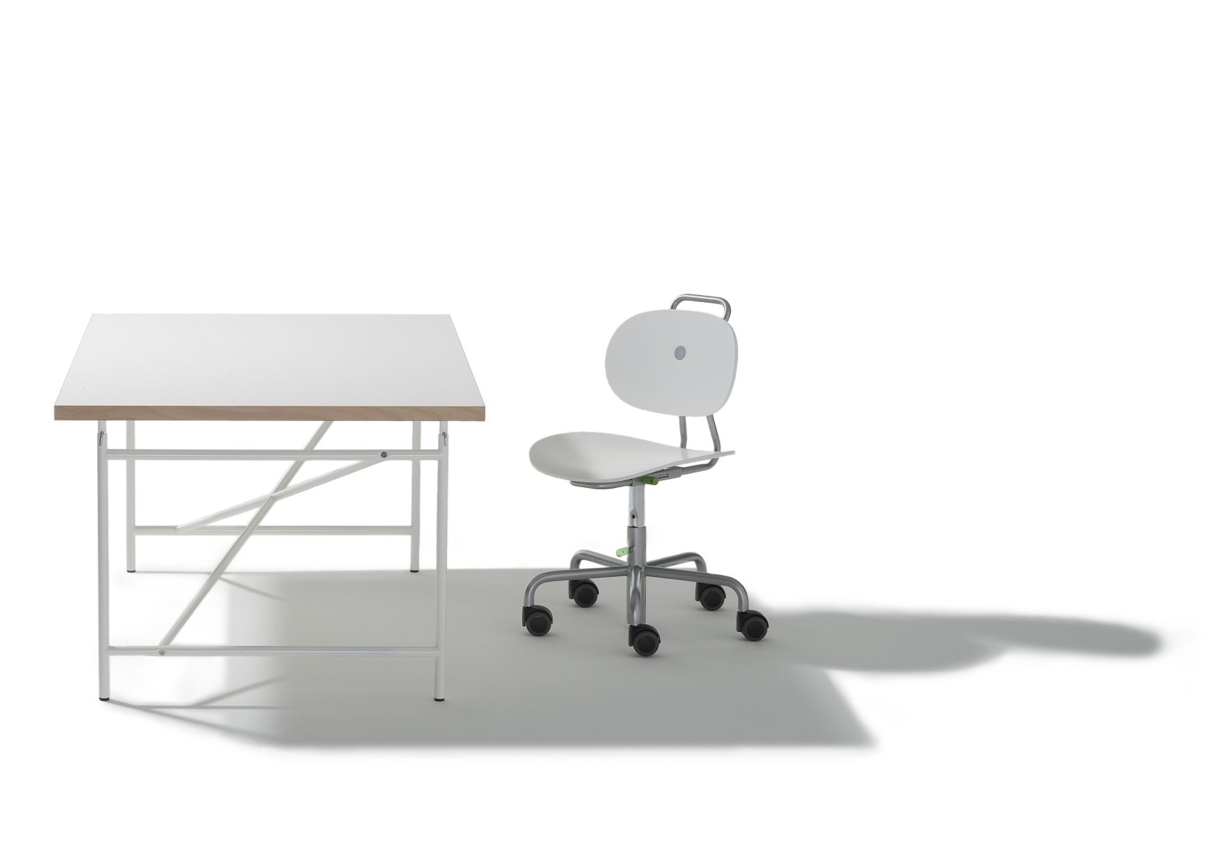 Eiermann desk for children white frame Richard Lampert