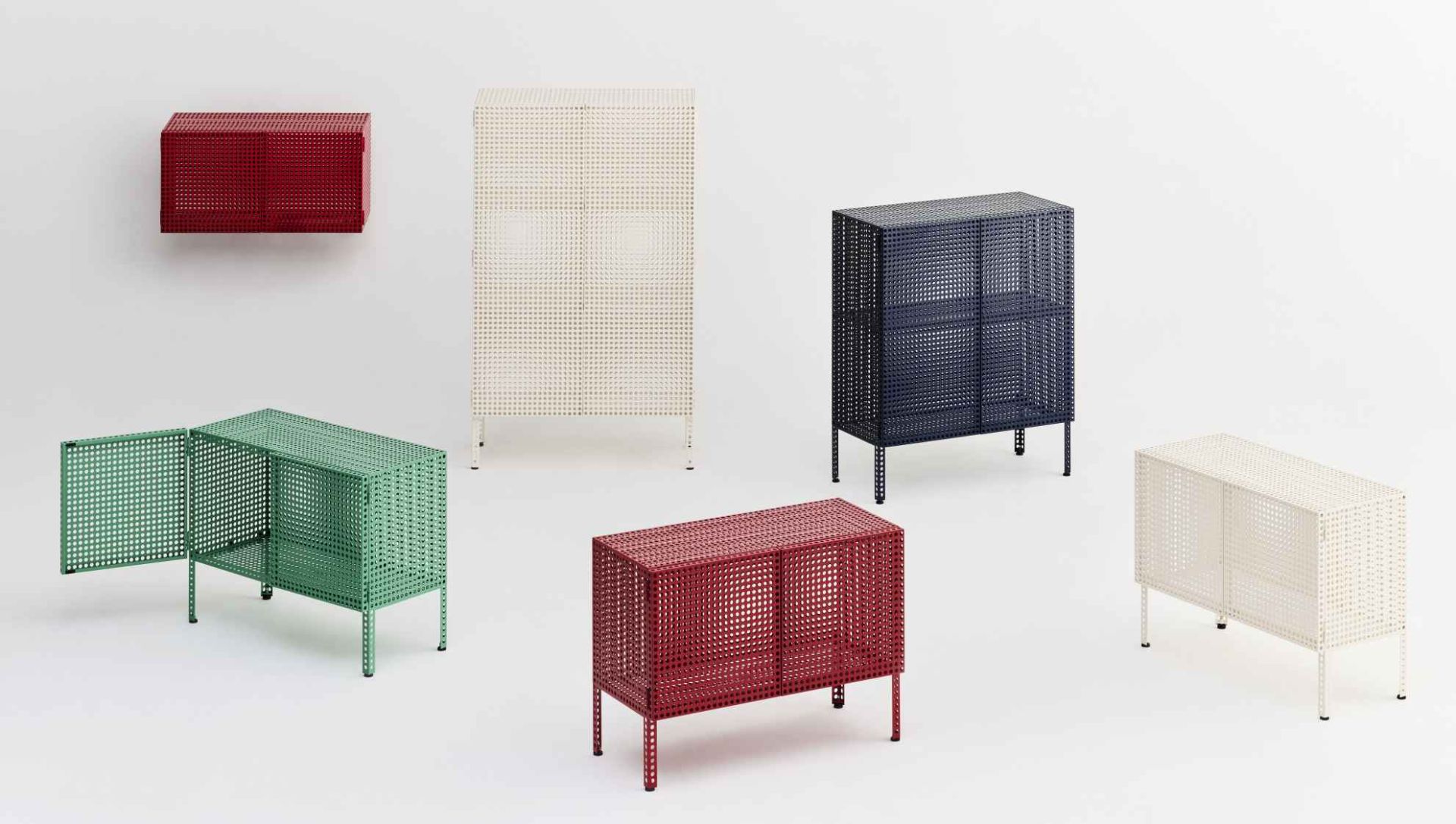 Perforated Cabinet Floor Small Sideboard Hay 