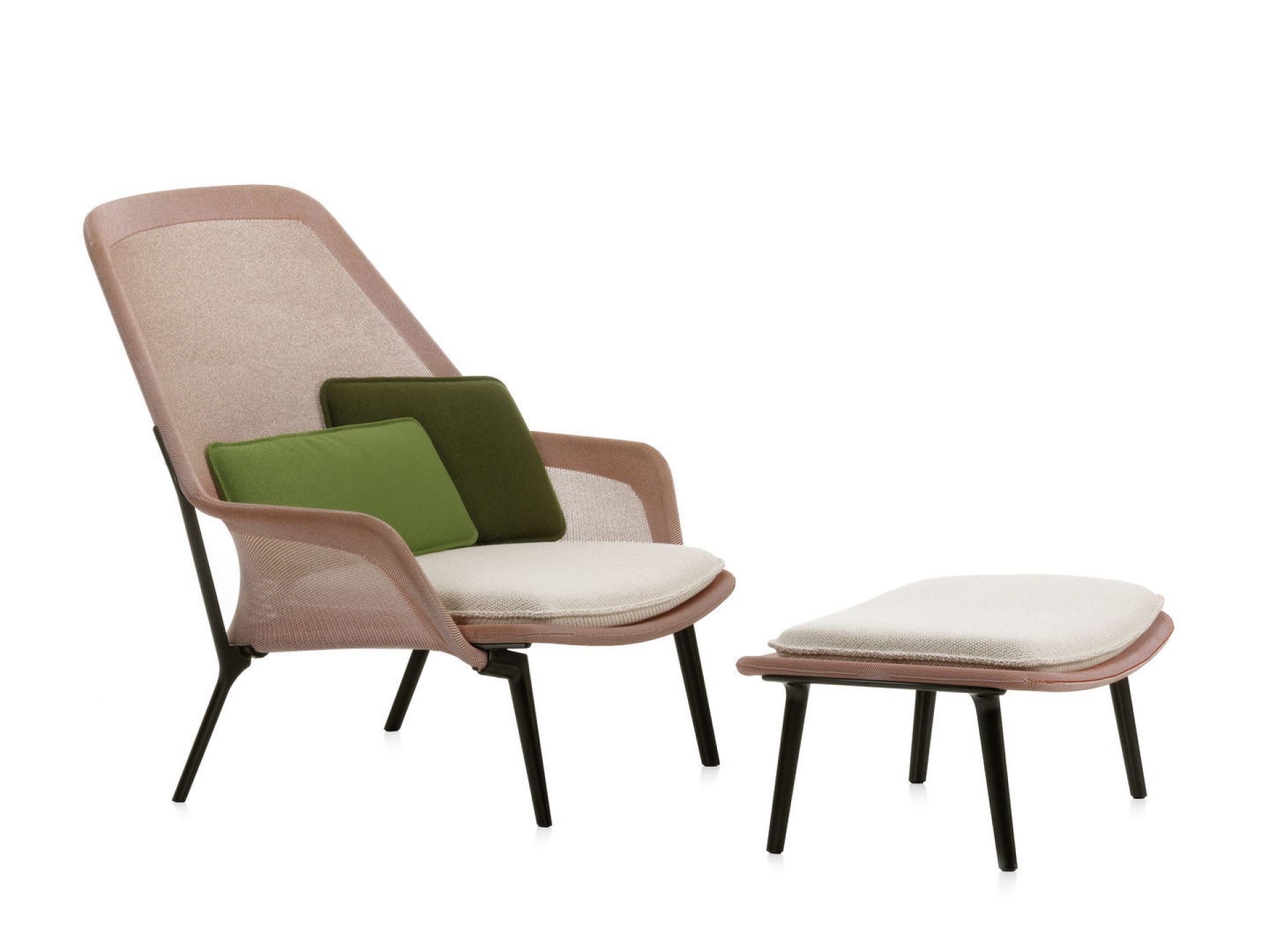 Slow Chair &amp; Ottoman Armchair Vitra