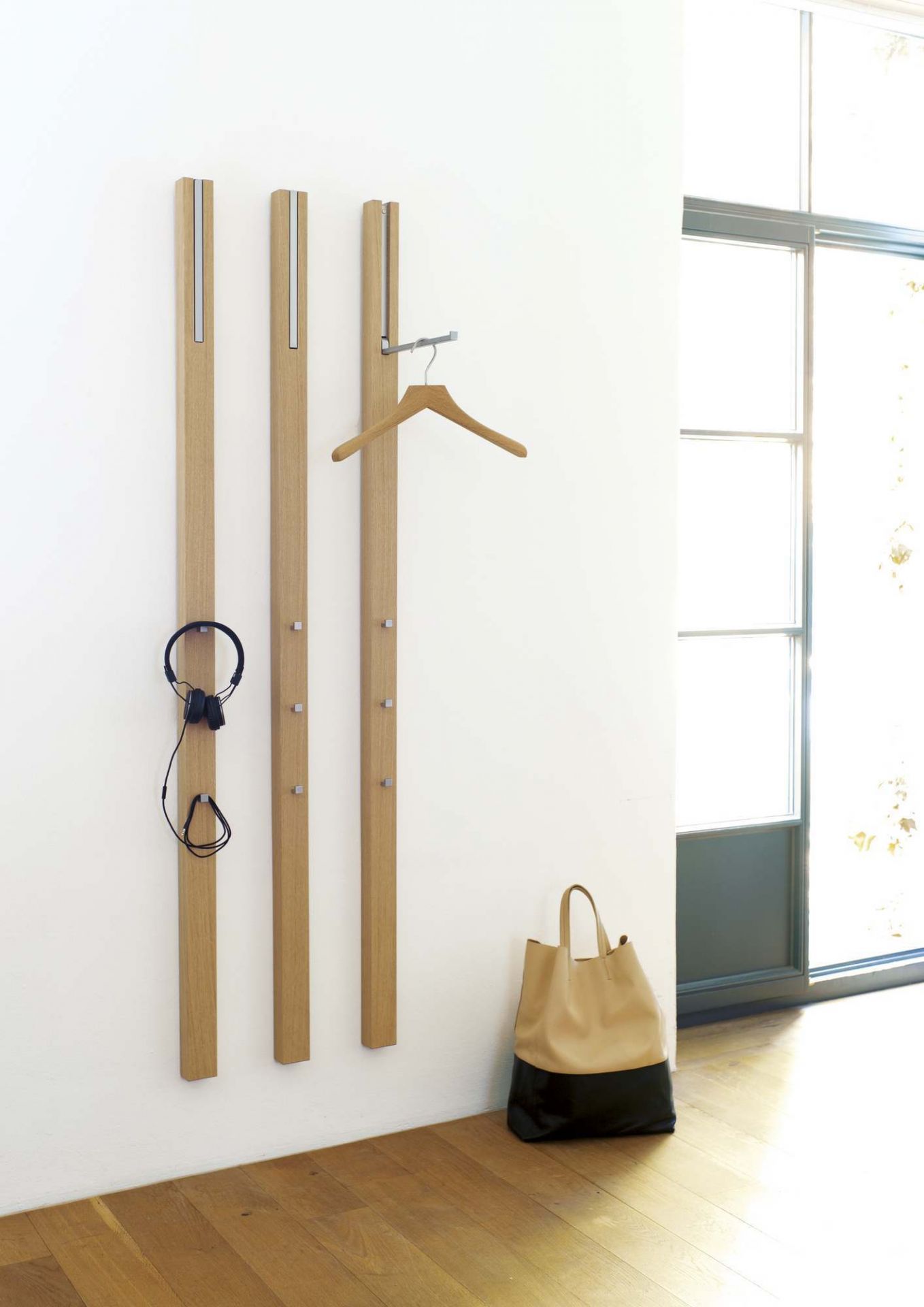 0112. Coat hanger black / hook chrome glossy Schönbuch