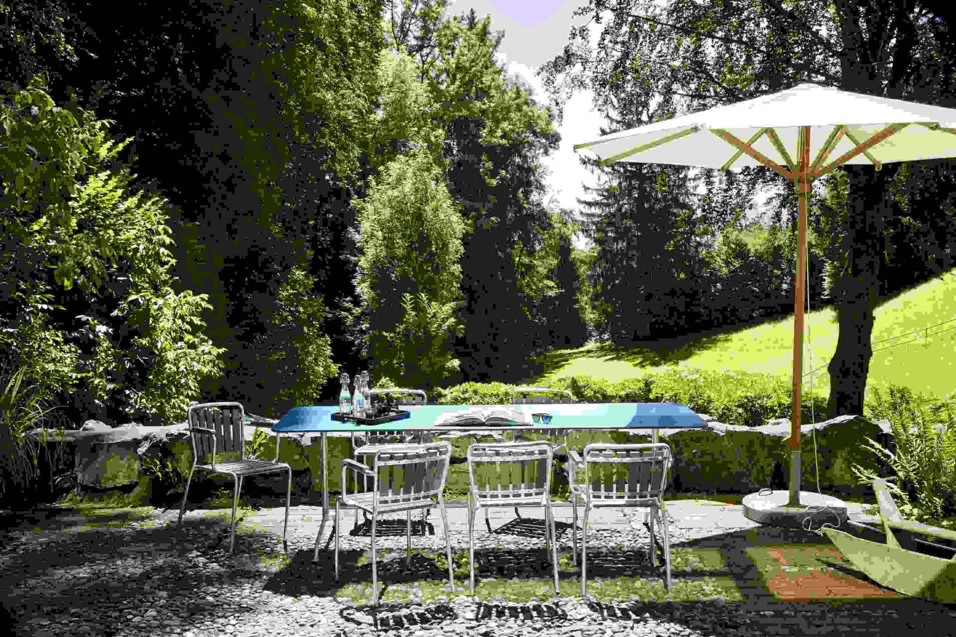 Haefeli outdoor dining table W 160 x D 80 x H 74 cm Embru   
