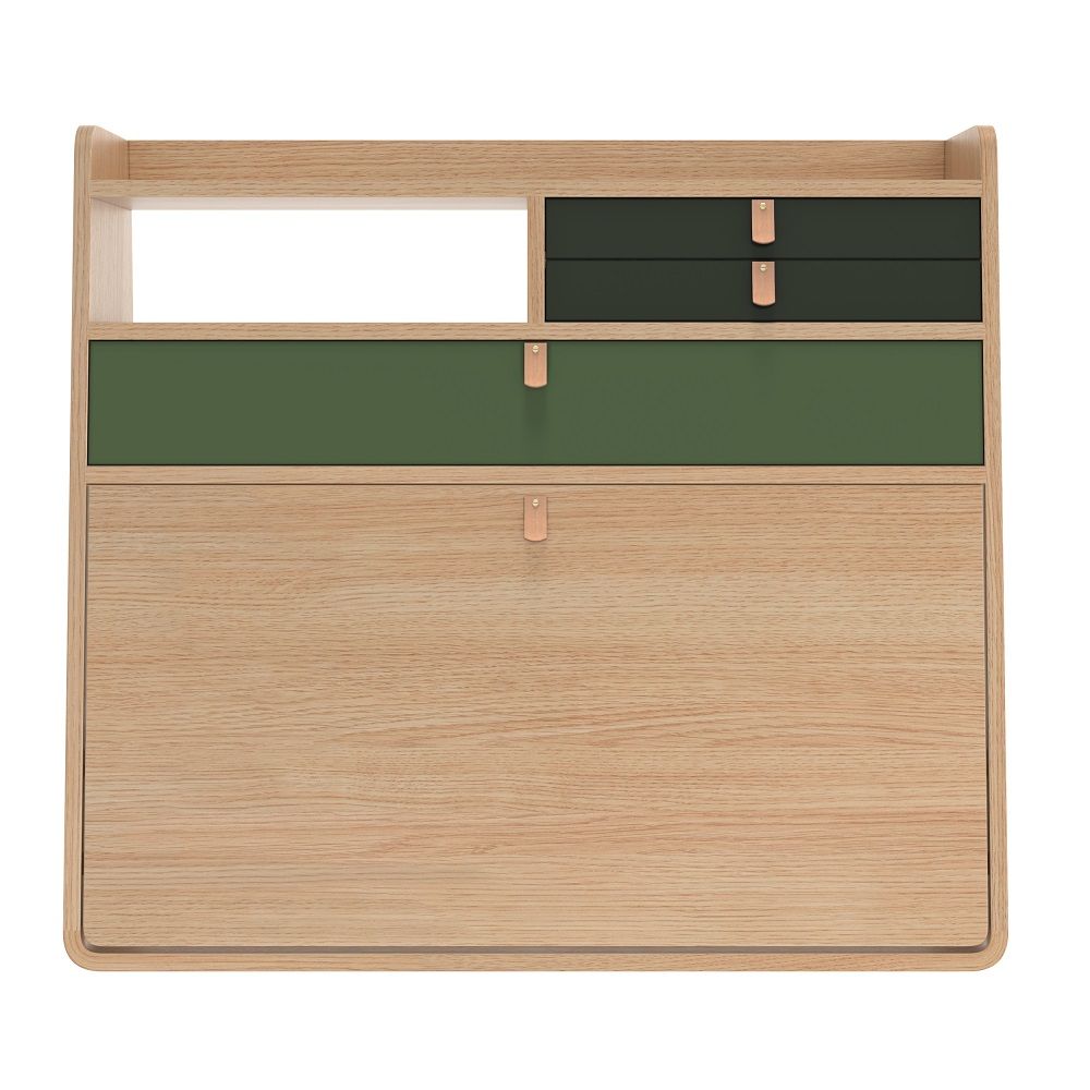 Gaston Wall Secretary 80 Hartô Oak + Green