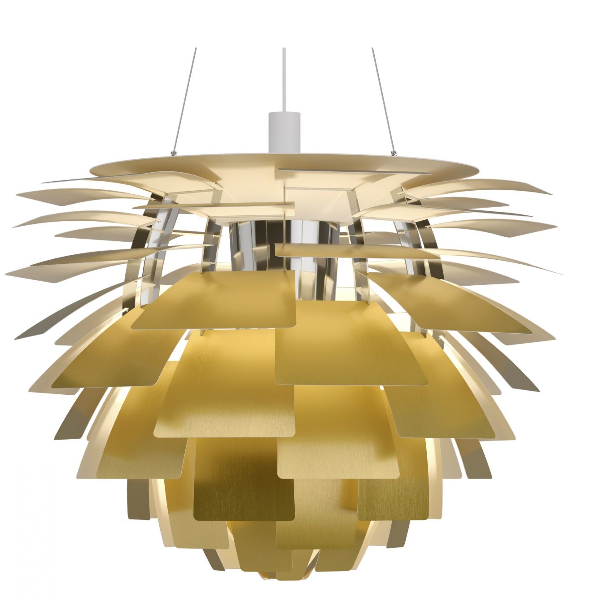 PH Artichoke Pendant lamp Brass or Copper Louis Poulsen