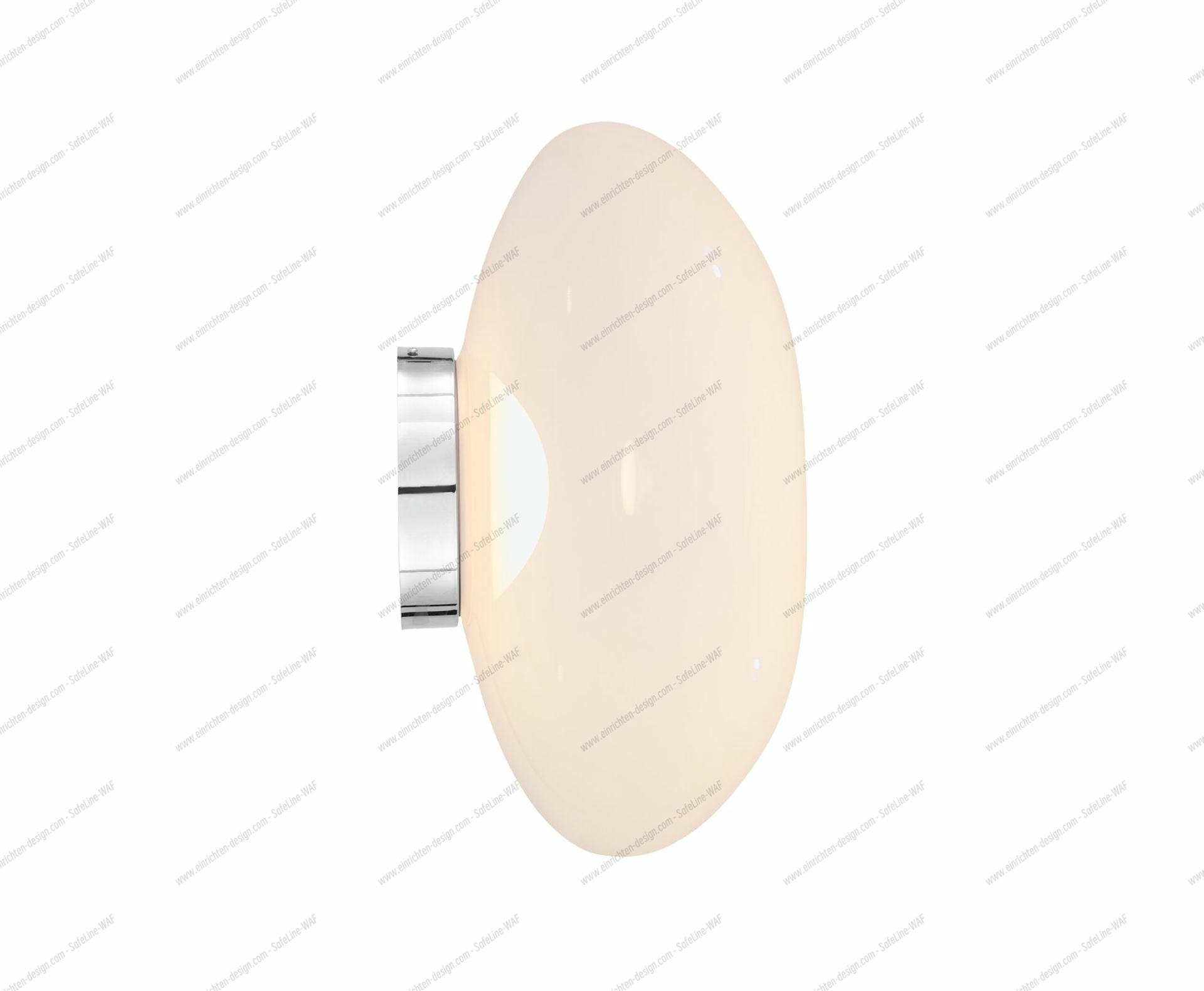 Melt Surface LED Wall Light Opal - Silver Tom Dixon