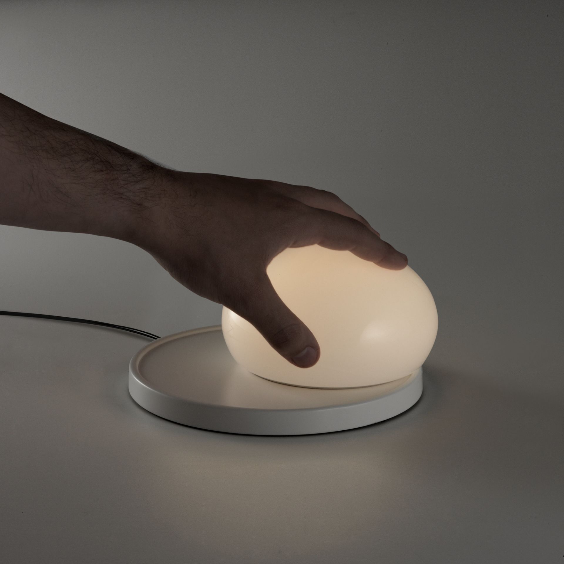 Bolita LED Table lamp Marset shade gray
