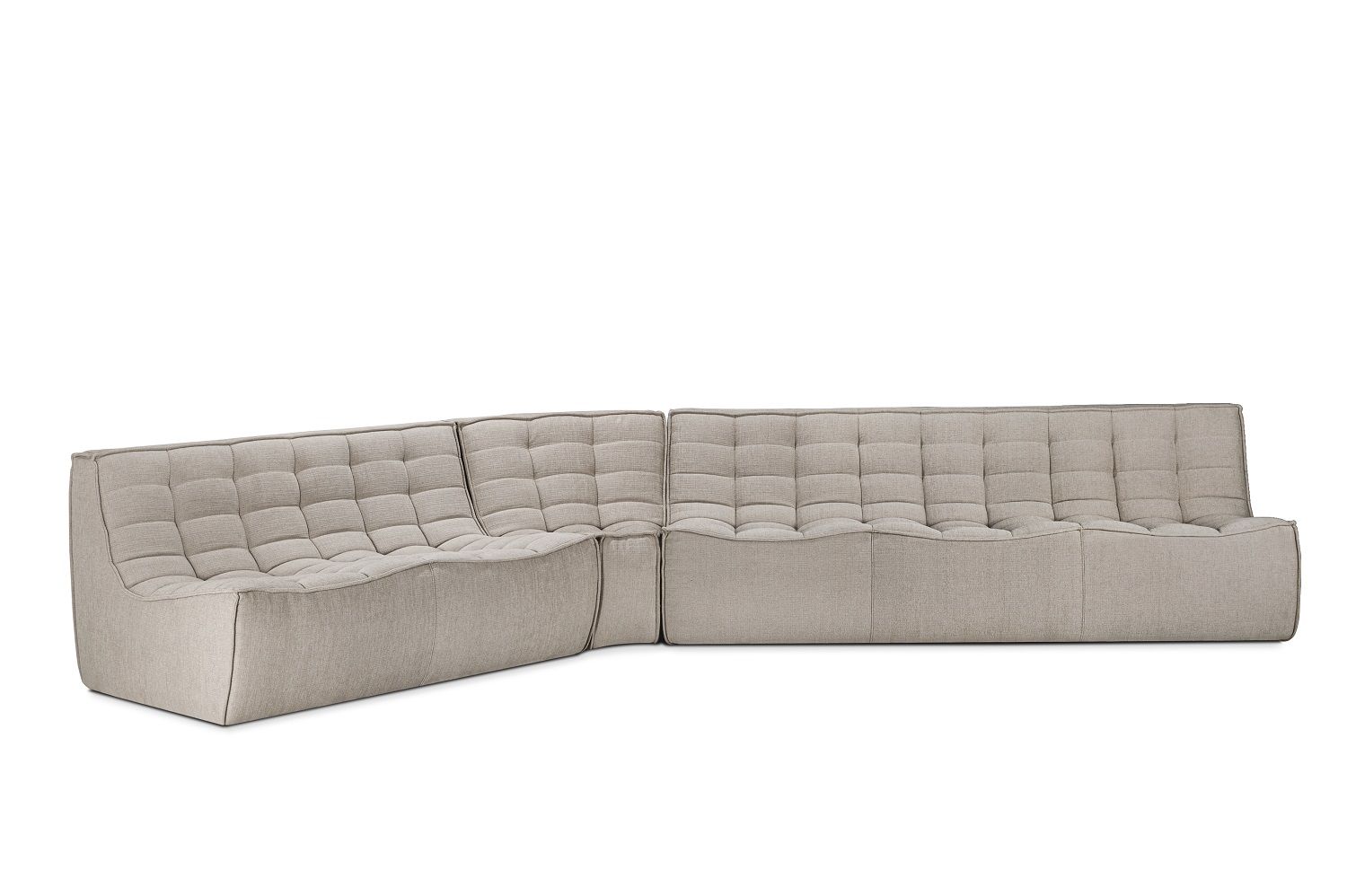 N701 Modular sofa 45° round corner Ethnicraft
