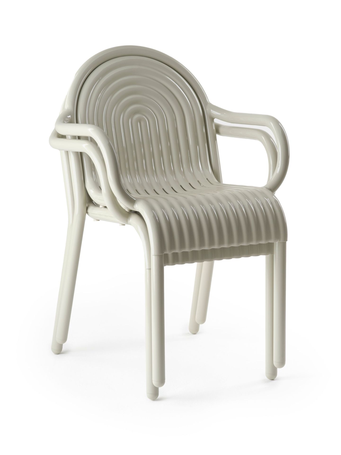 Groove Outdoor Armchair Putty Tom Dixon