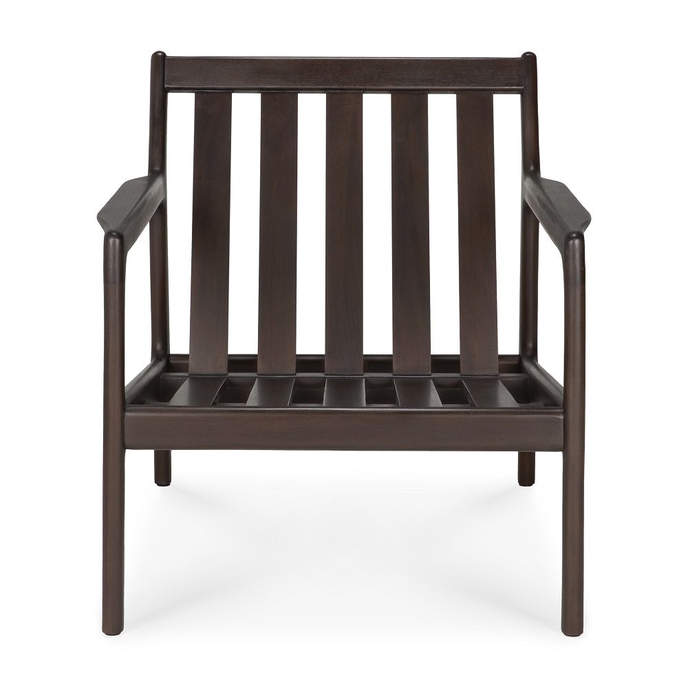 Jack Deck chair frame Mahogany dark brown Ethnicraft 