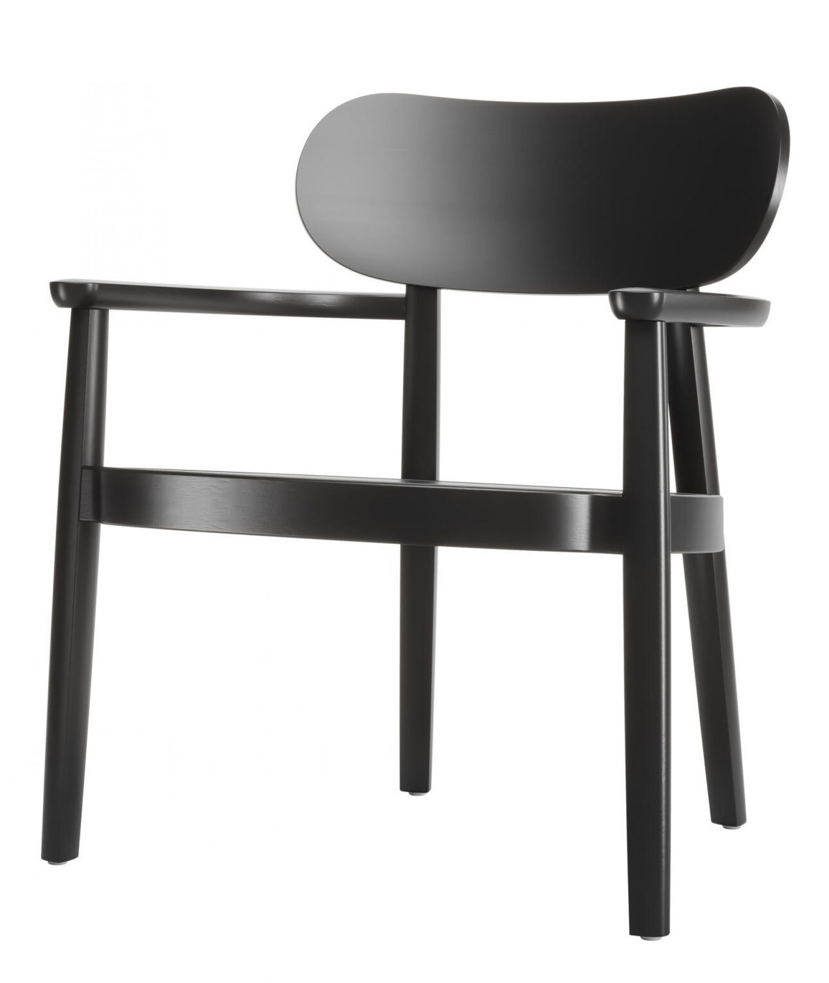 Wooden armchair with armrests 119 MF Thonet 