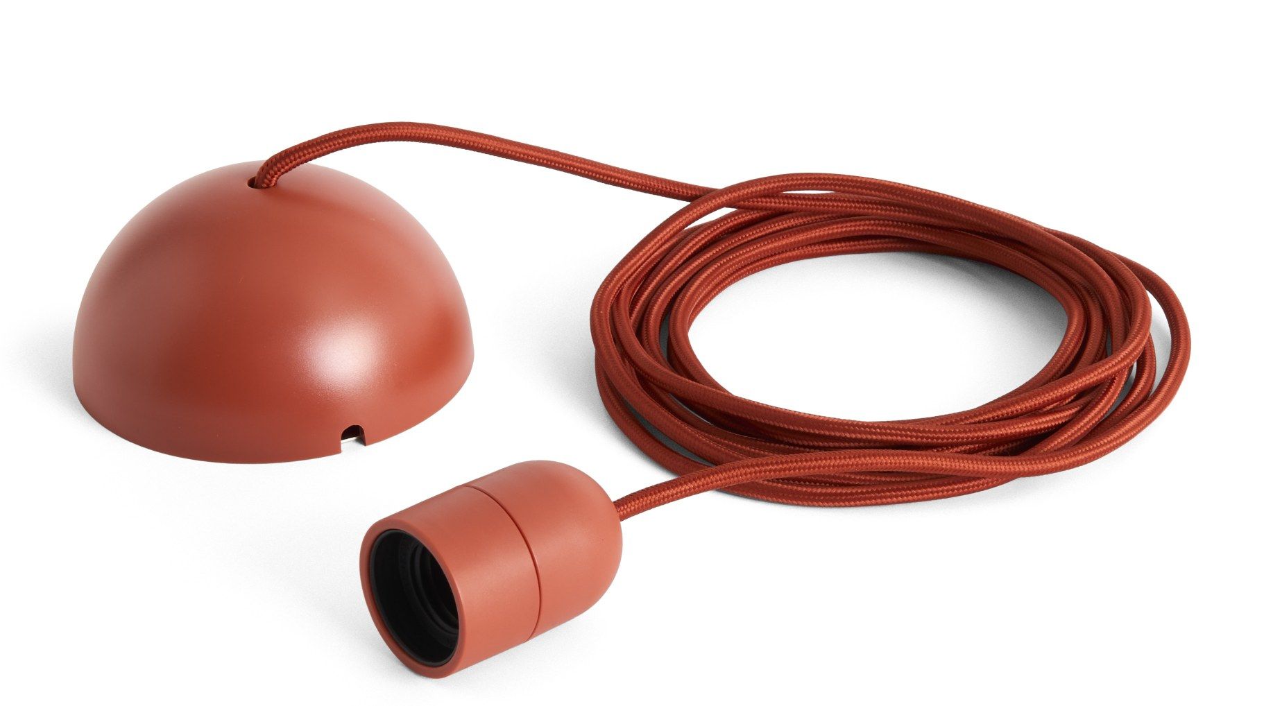 Common Cord Set / Socket Set for Hay pendant light Rusty red