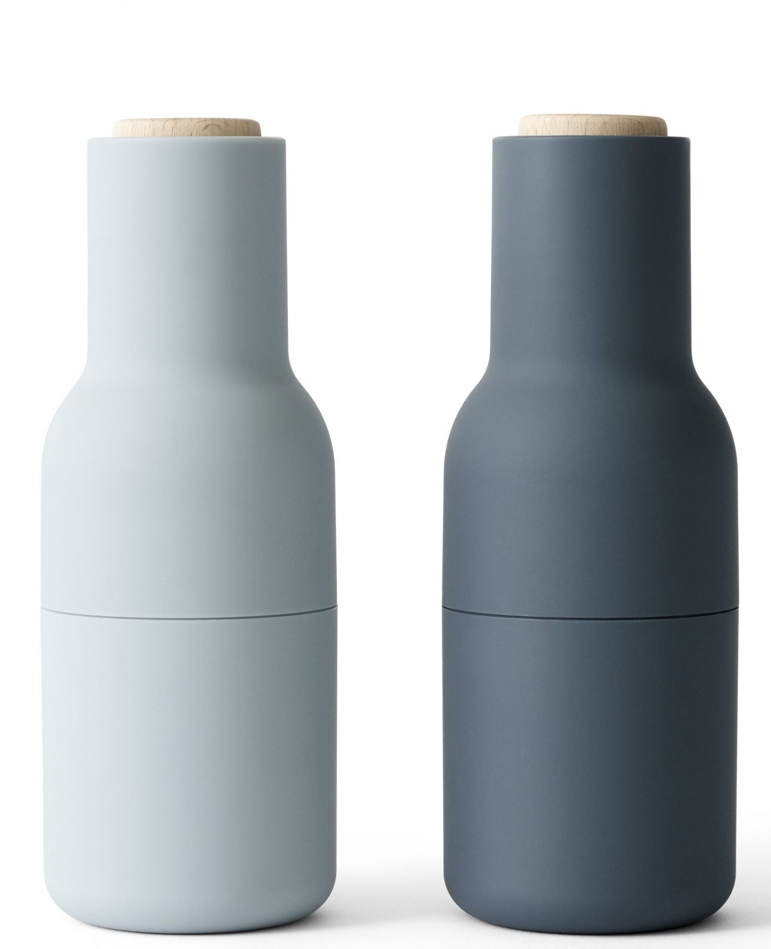 Bottle Grinders Oak salt and pepper mill set of 2 Audo SINGLE PIECES