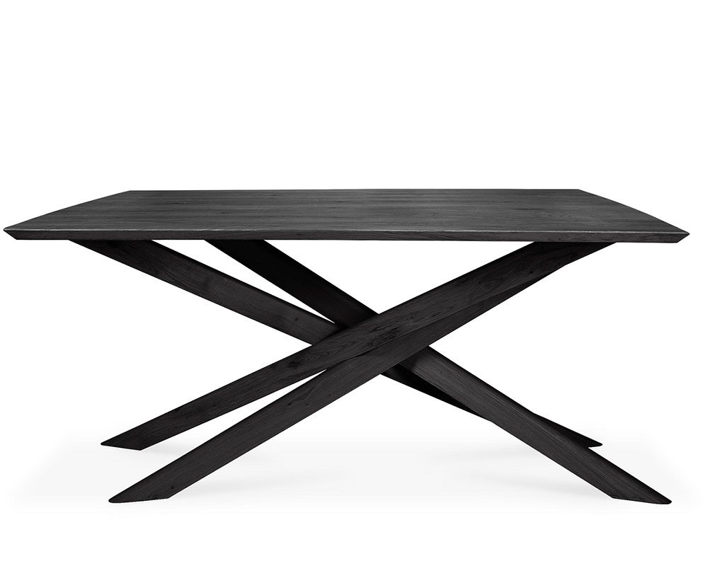 Mikado Dining table rectangular Oak black Ethnicraft