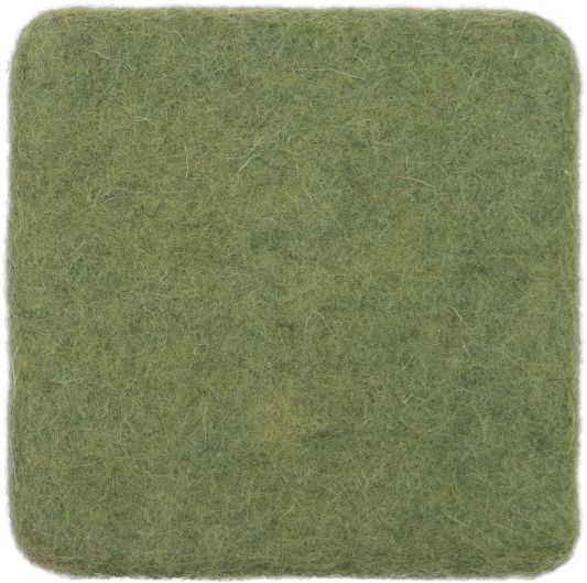 Mono Rectangular Felt Rug 160 x 230 cm myfelt  Kaspar (green)