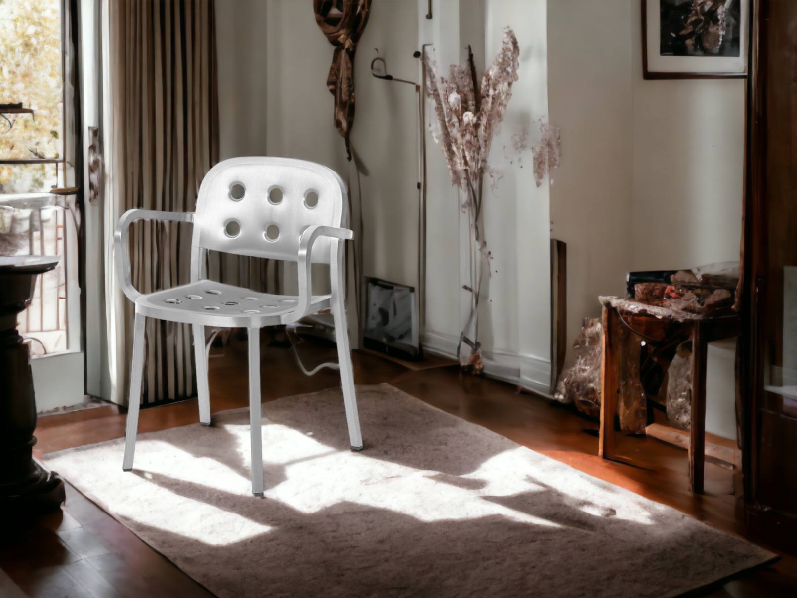 1 Inch All Aluminium Armchair Armchair Emeco 