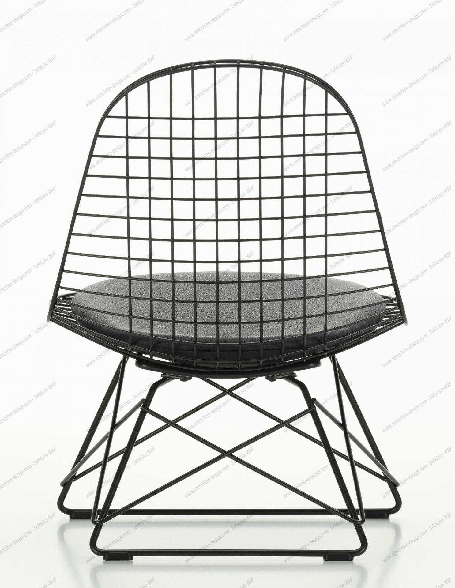 LKR-5 Wire Chair Chair with Seat Cushion Vitra