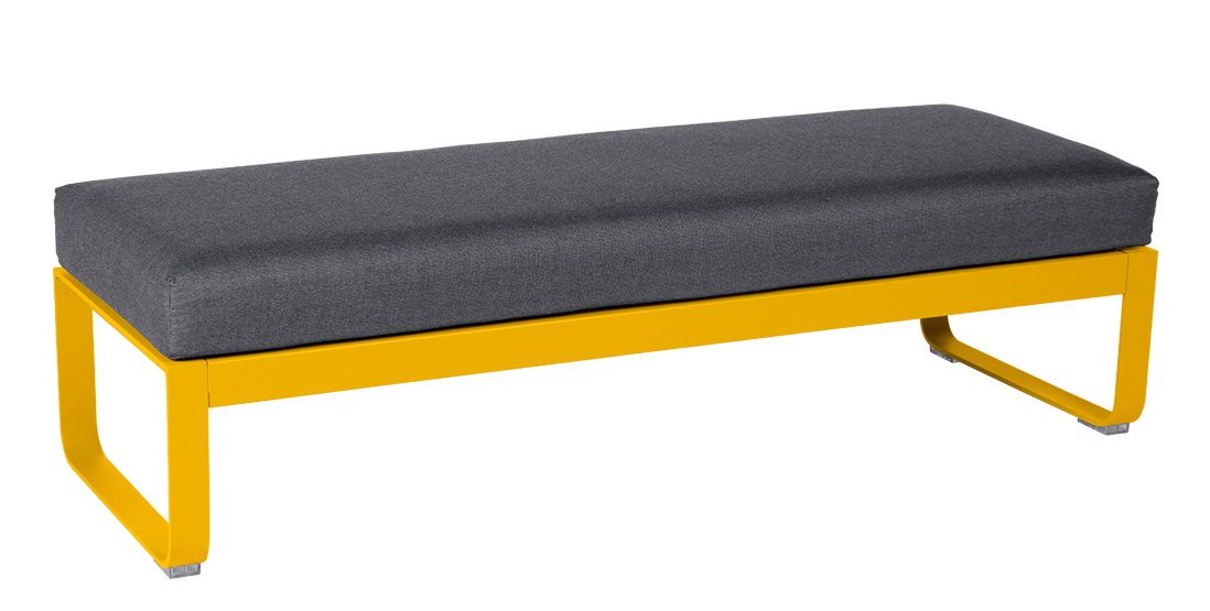 Bellevie 2-Seater Upholstered Stool Outdoor Fermob 