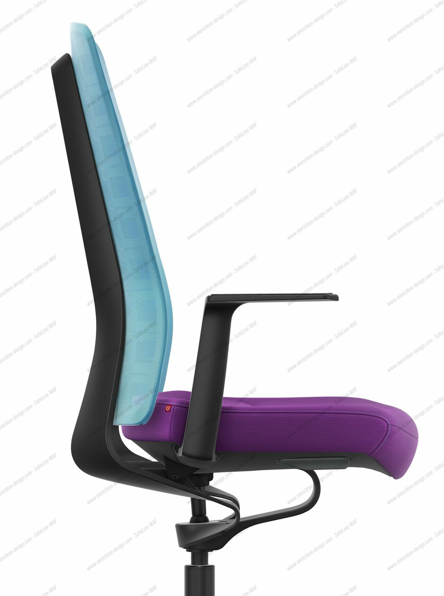 Pure Edition Active Office swivel chair Interstuhl Light blue - Purple