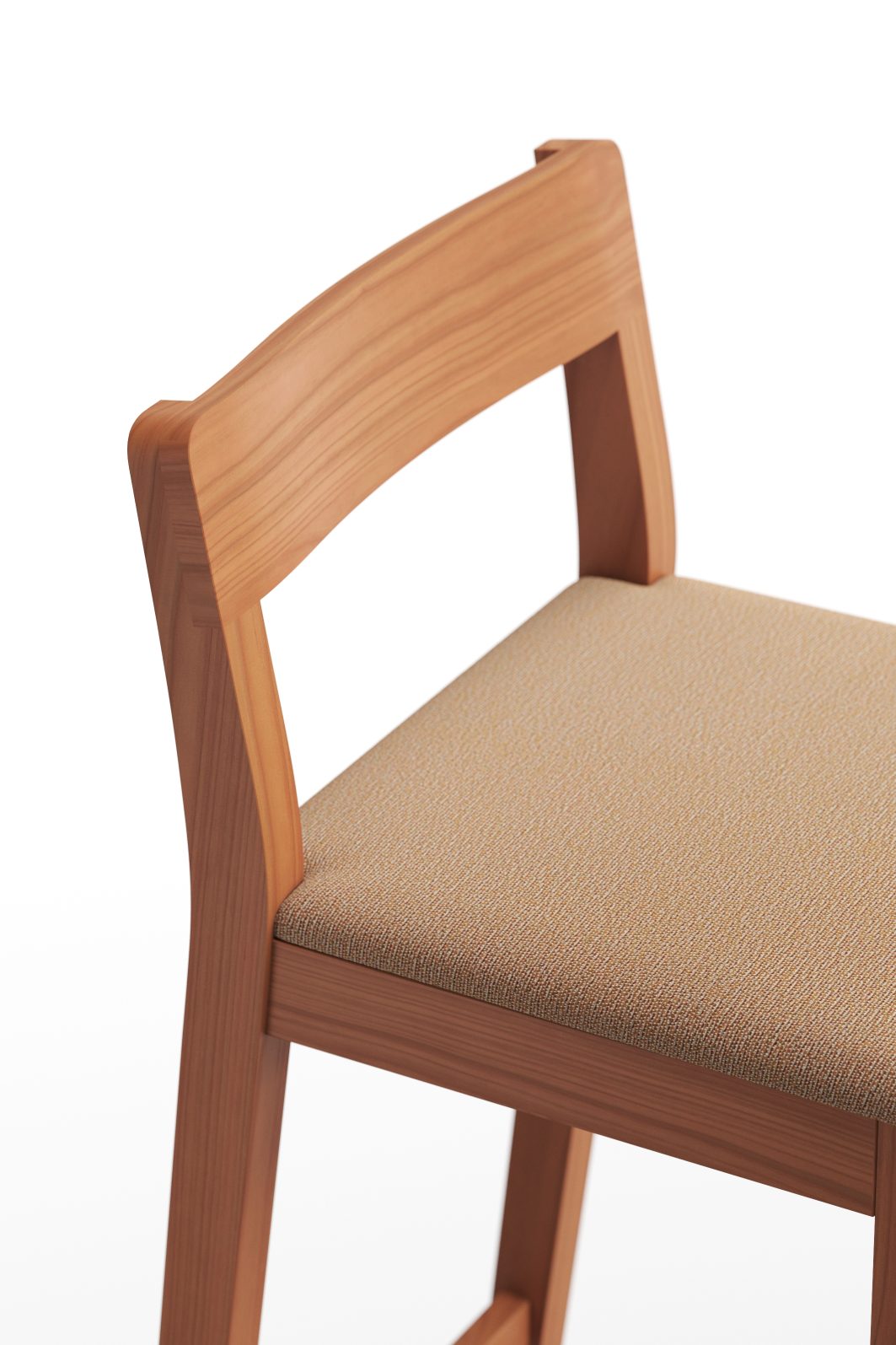 Sit Wood Bar Stool with Seat Cushion Zeitraum Sit Wood Bar Stool with Seat Cushion Zeitraum