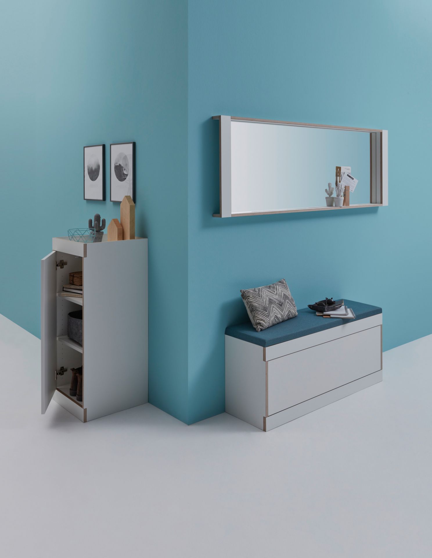 Flai Storage bench with Drawer Müller Möbelwerkstätten