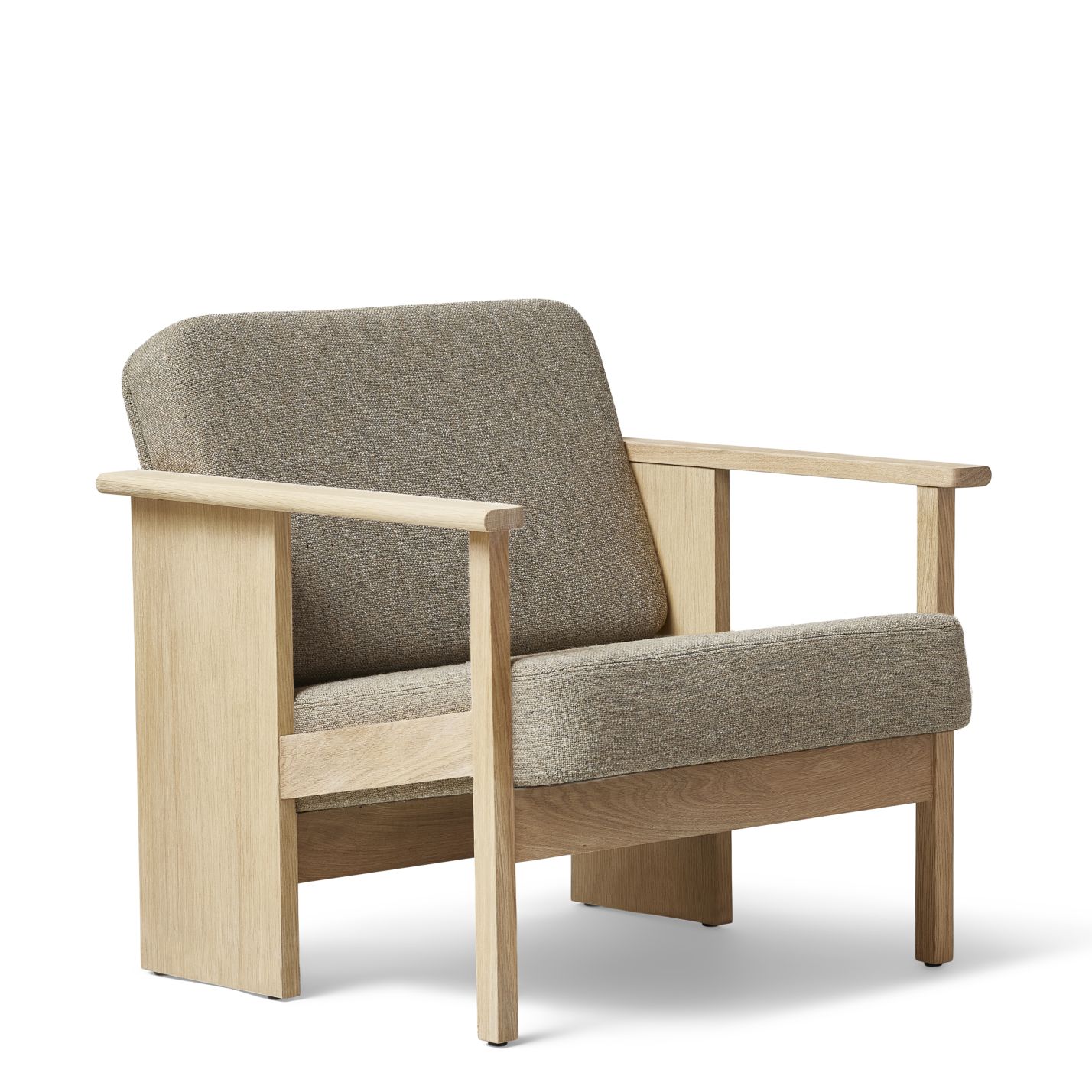 Block Lounge Chair Armchair Cover Hallingdal Form & Refine White Oak