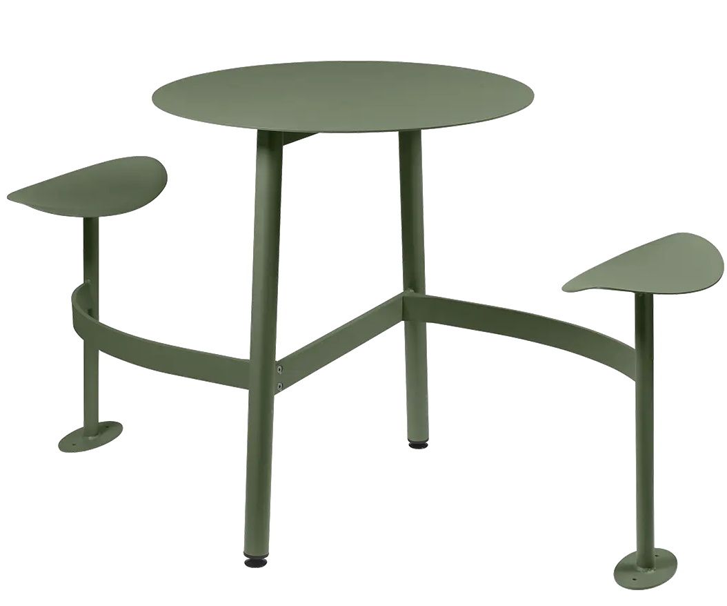 Bolder 2 Seater Table with Seats Outdoor Fermob Bolder 2 Seater Table with Seats Outdoor Fermob