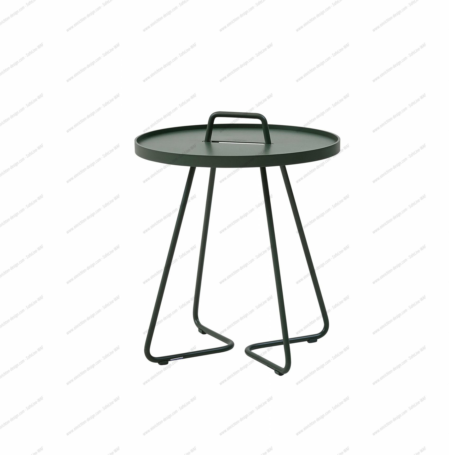 On-The-Move Outdoor side table small dark green Cane-Line