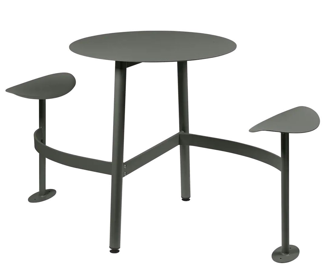 Bolder 2 Seater Table with Seats Outdoor Fermob Bolder 2 Seater Table with Seats Outdoor Fermob
