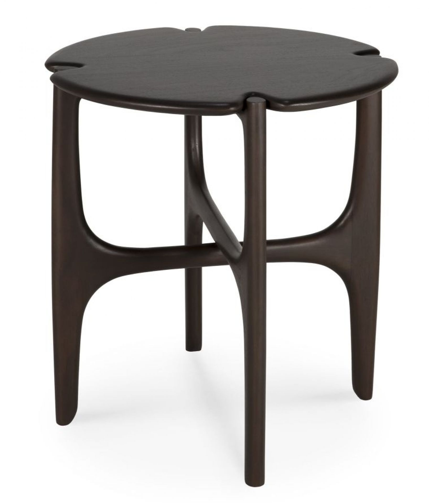 PI Side Table Mahogany Dark Brown Lacquered Ethnicraft
