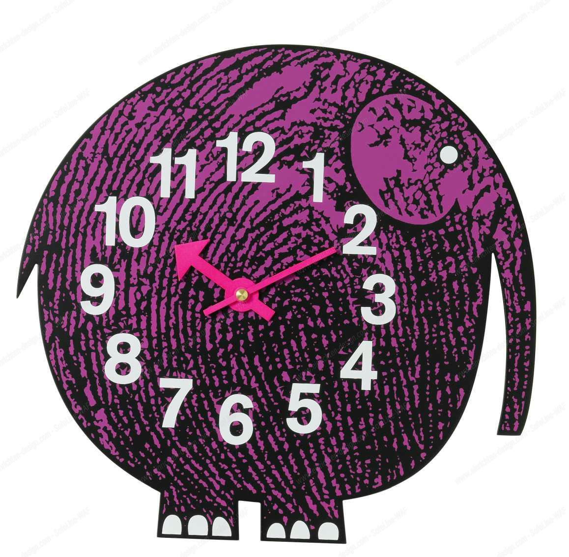 Elihu the Elephant Zoo Timers Wall Clock Vitra