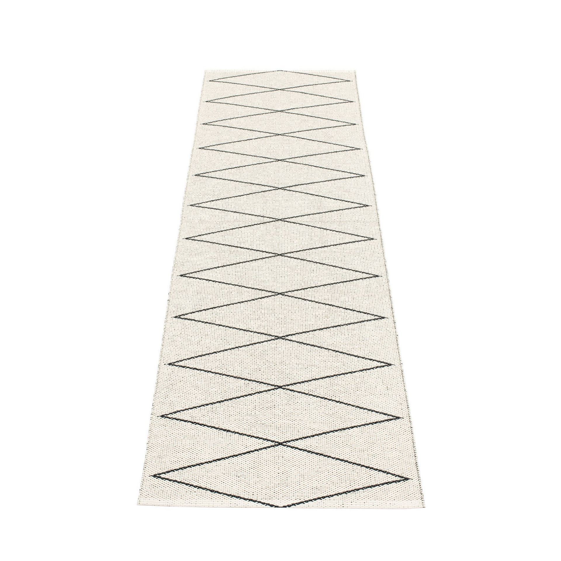 Max Plastic Carpet 70x240 cm Pappelina Black-Vanilla