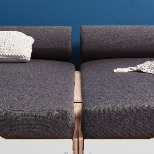 Pair of clamps for stackable bed Müller Möbelwerkstätten