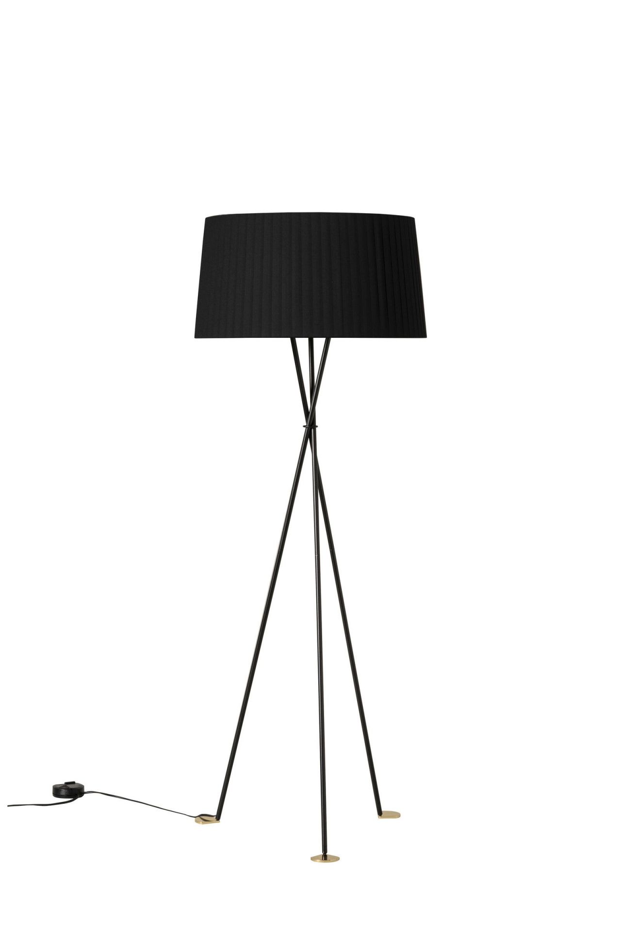 Tripode G5 floor lamp black Santa & Cole