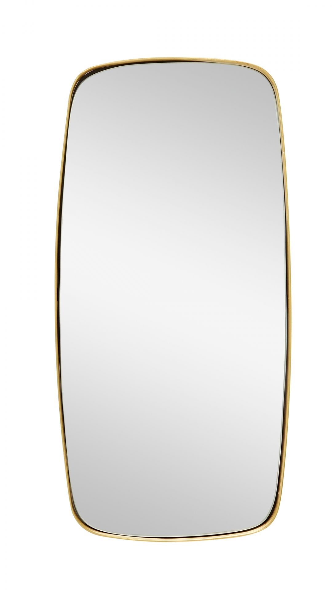 Mirror Brass Wall Mirror Hübsch Interior SINGLE PIECES