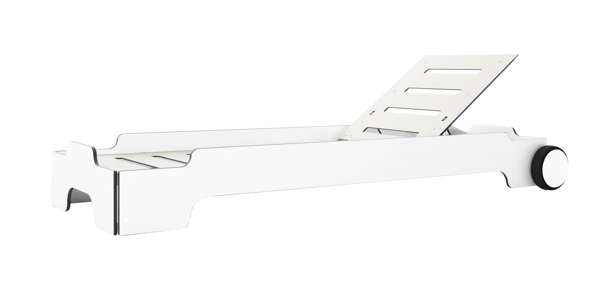 Solara Stacking Lounger incl. Wheels and Upholstery Outdoor Müller Möbelwerkstätten
