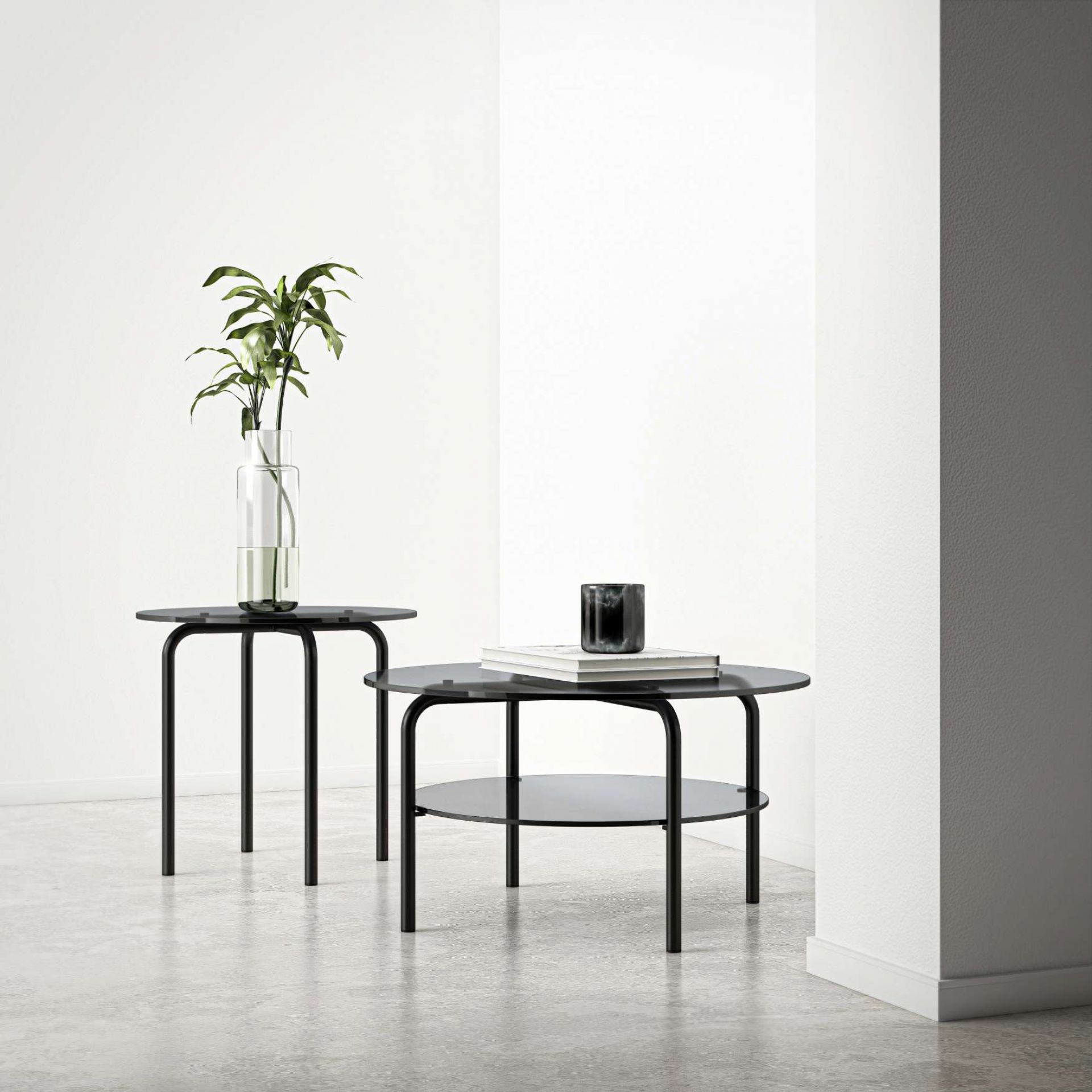 MR 516/1 Coffee table with Storage compartment Thonet