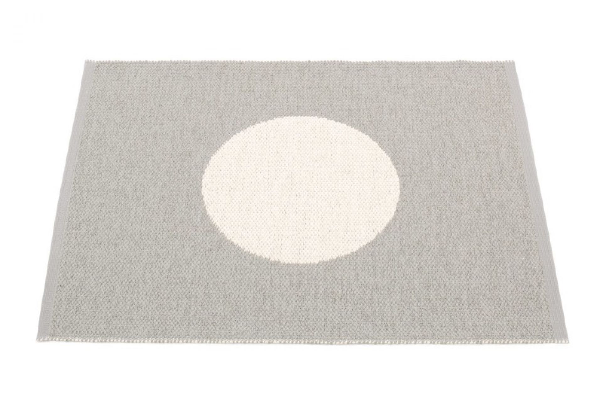 Vera Small One Plastic carpet 70x90 cm Warm grey Pappelina SINGLE PIECES