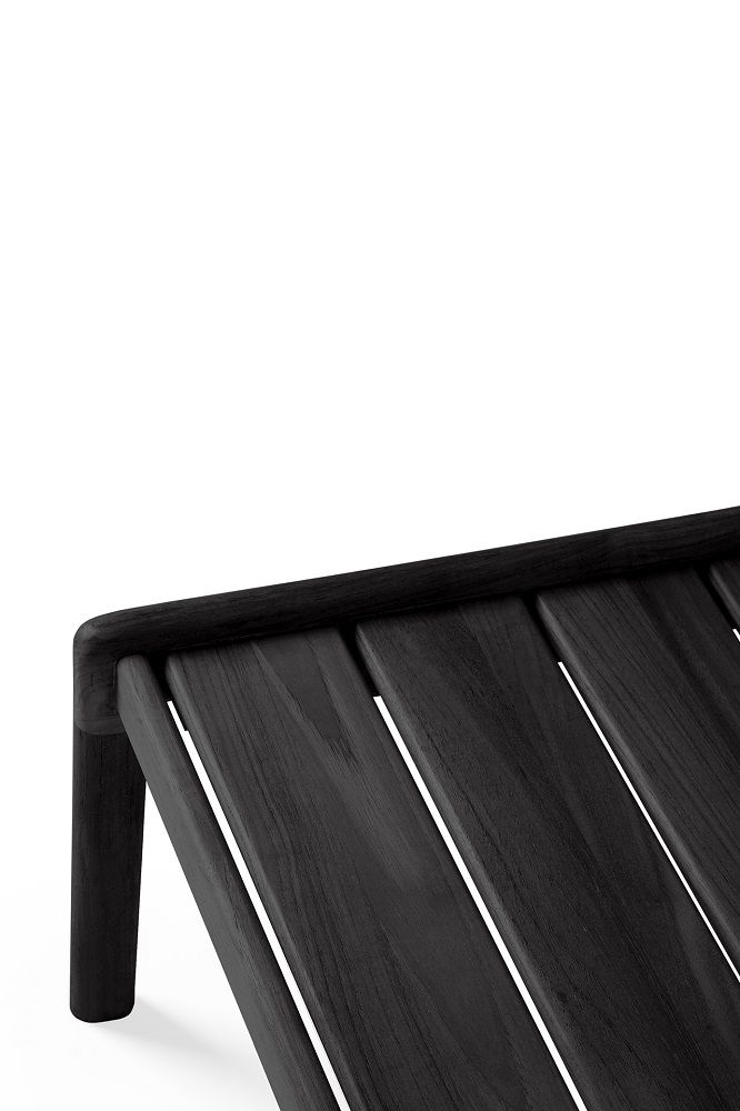 Jack Outdoor Side Table Teak black Ethnicraft