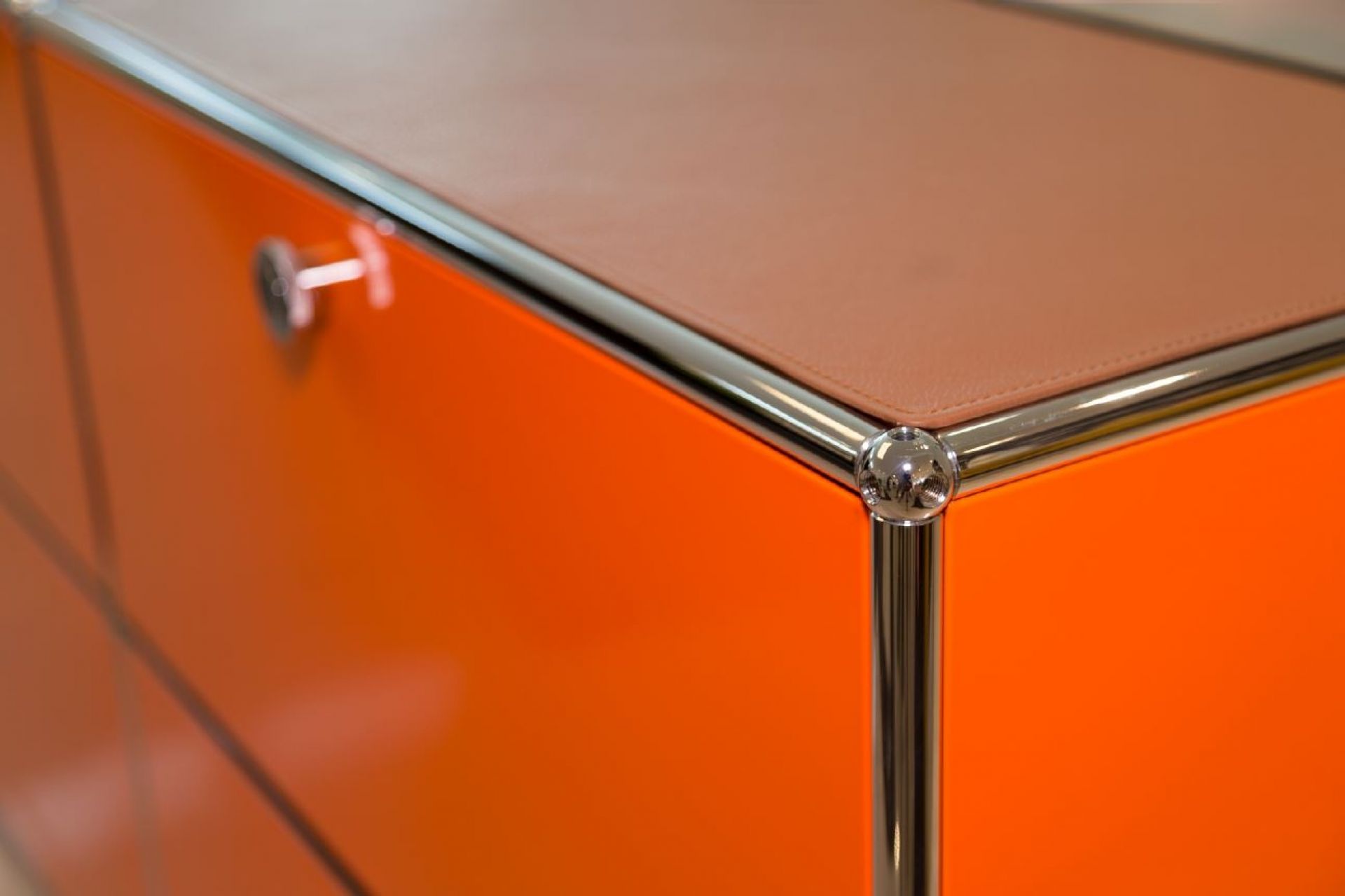 Leather cover for USM Sideboard 50x35 cm Leather on Top