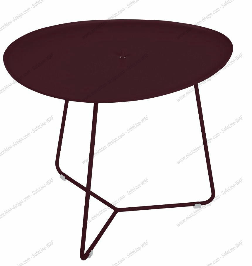 Cocotte small outdoor table Fermob Black cherry Cocotte small outdoor table Fermob Black cherry