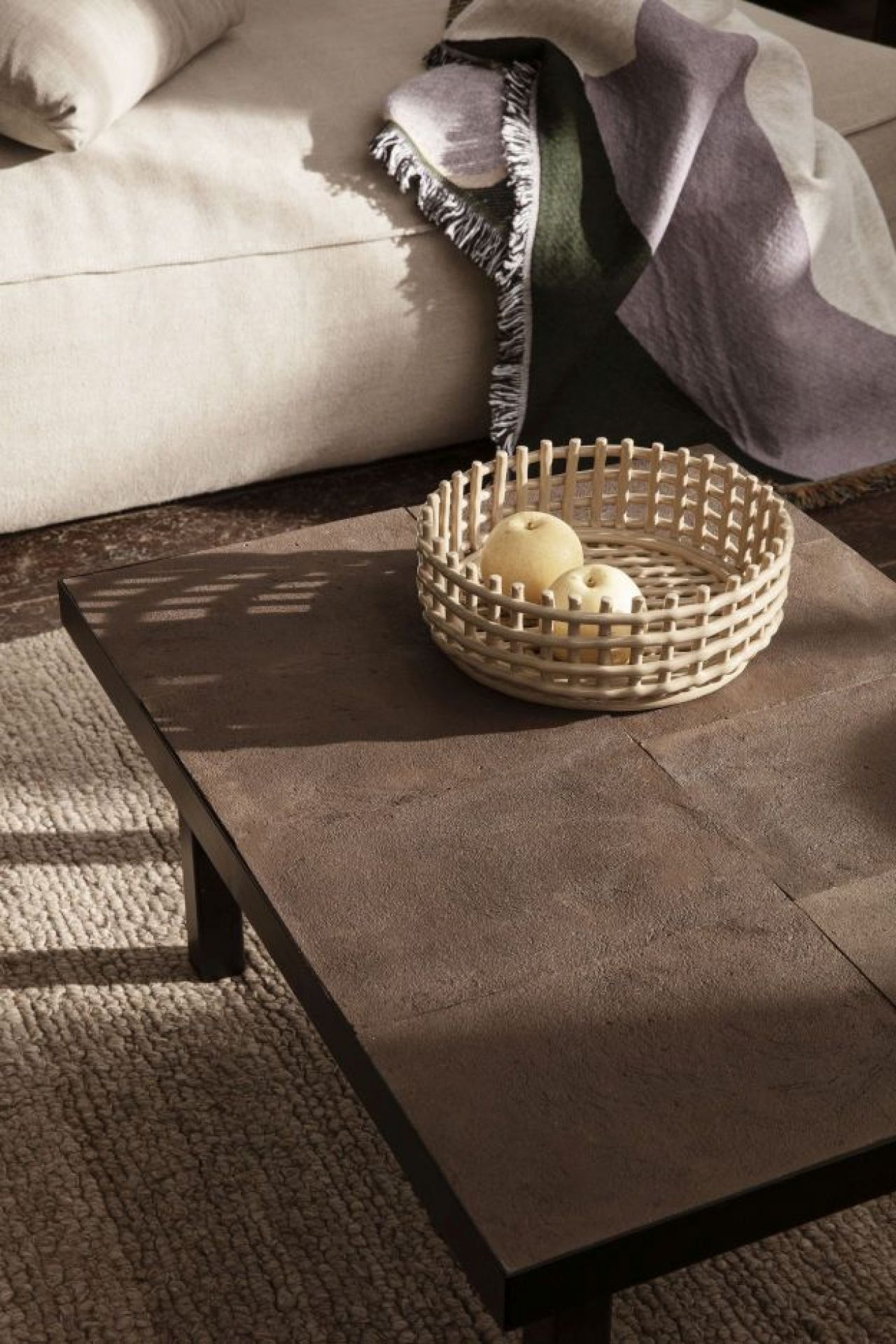 Ceramic Centrepiece Basket Cashmere Ferm Living