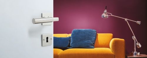 Walter Gropius lever handle Tecnolumen Polished nickel Walter Gropius lever handle Tecnolumen Polished nickel