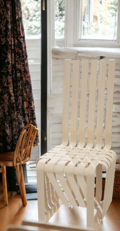 High Sticking Chair with High Back Knoll International  