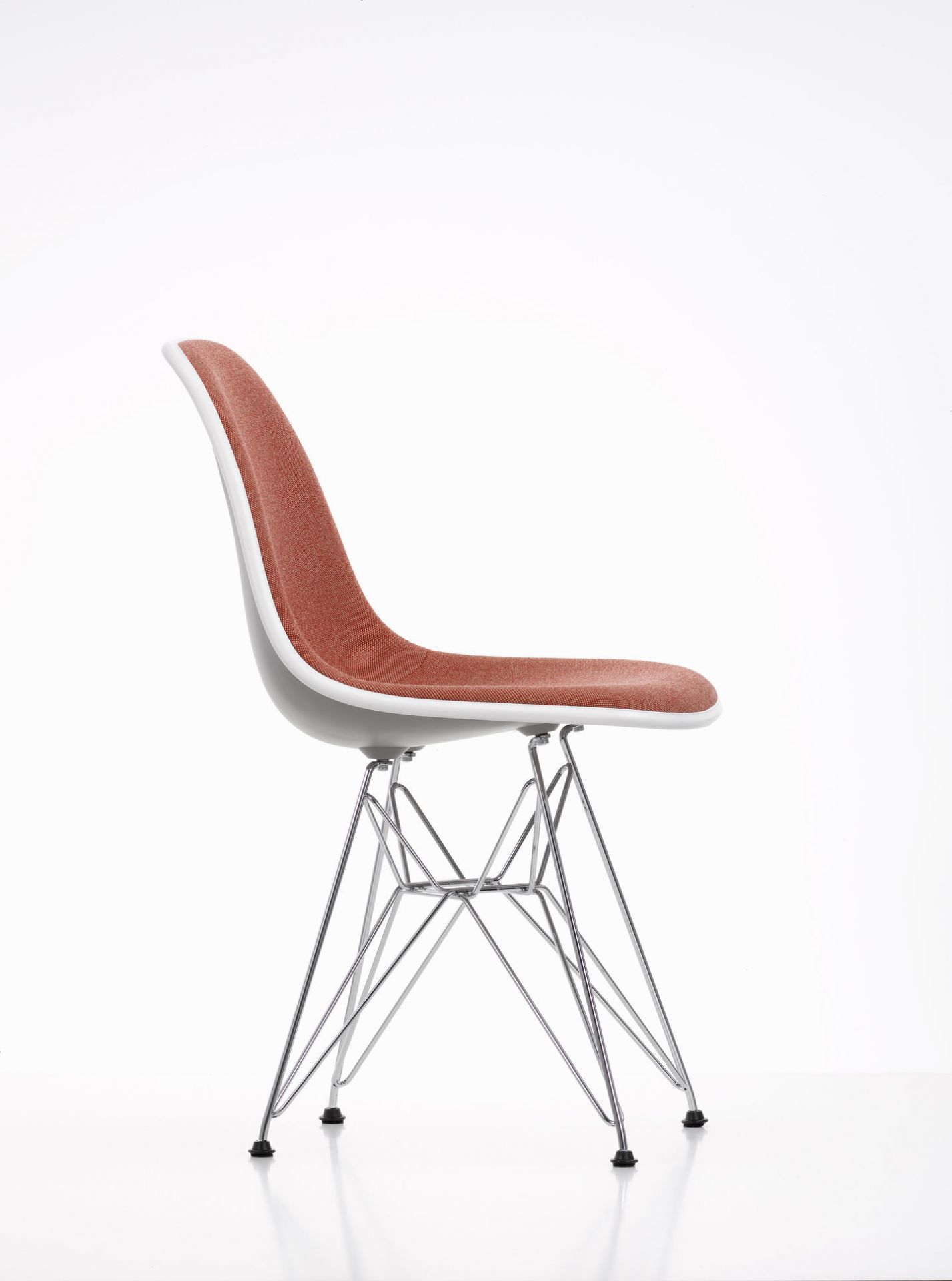 Eames Plastic Side Chair DSR Chair Fully upholstered Vitra