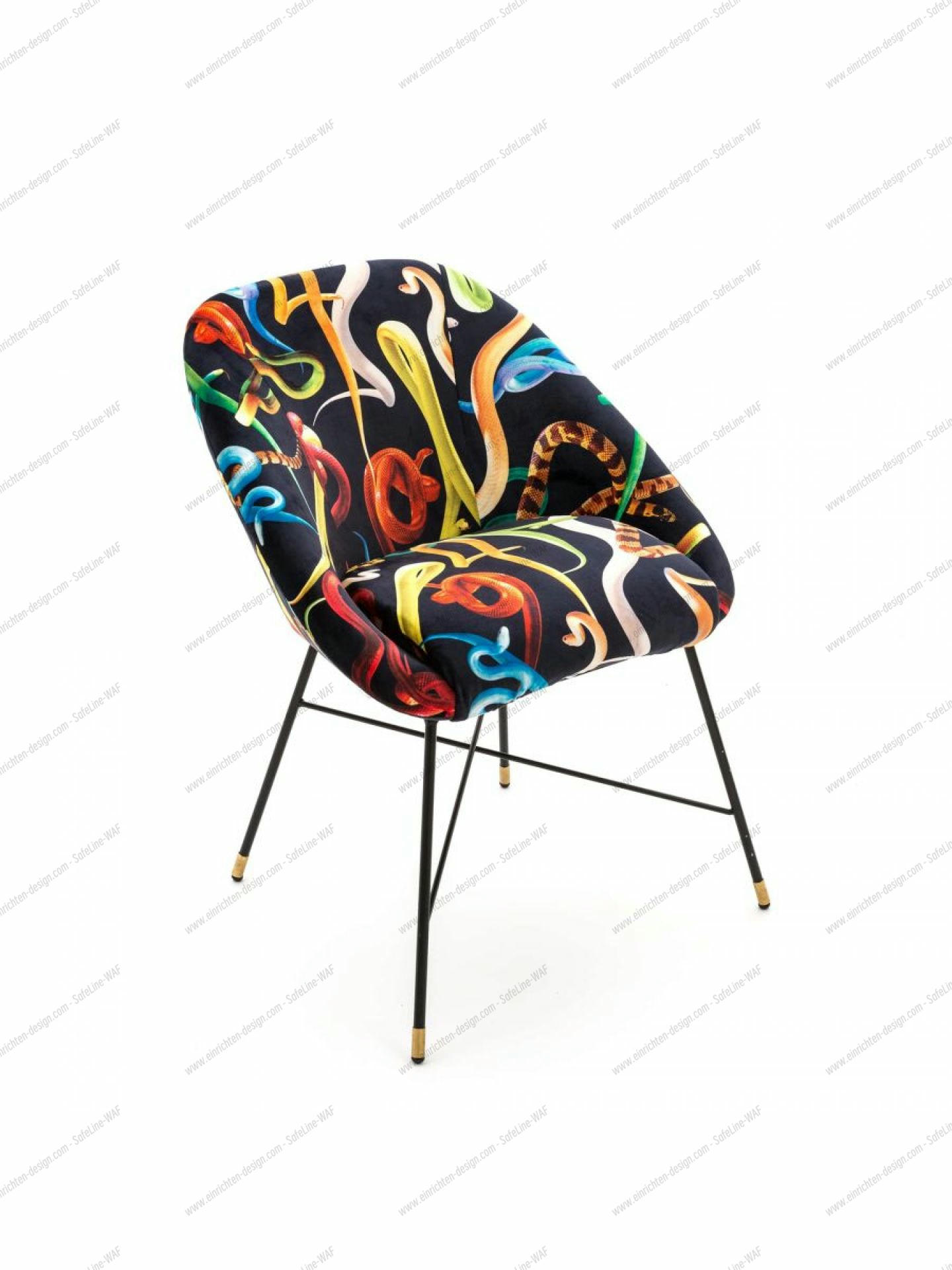 Toiletpaper Padded Chair Snakes Seletti Toiletpaper Padded Chair Snakes Seletti