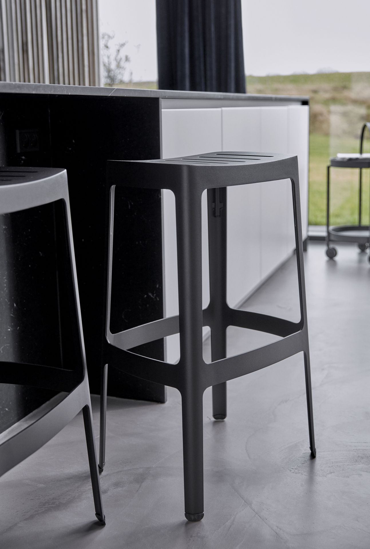 Cut Bar Stool stackable Cane-Line