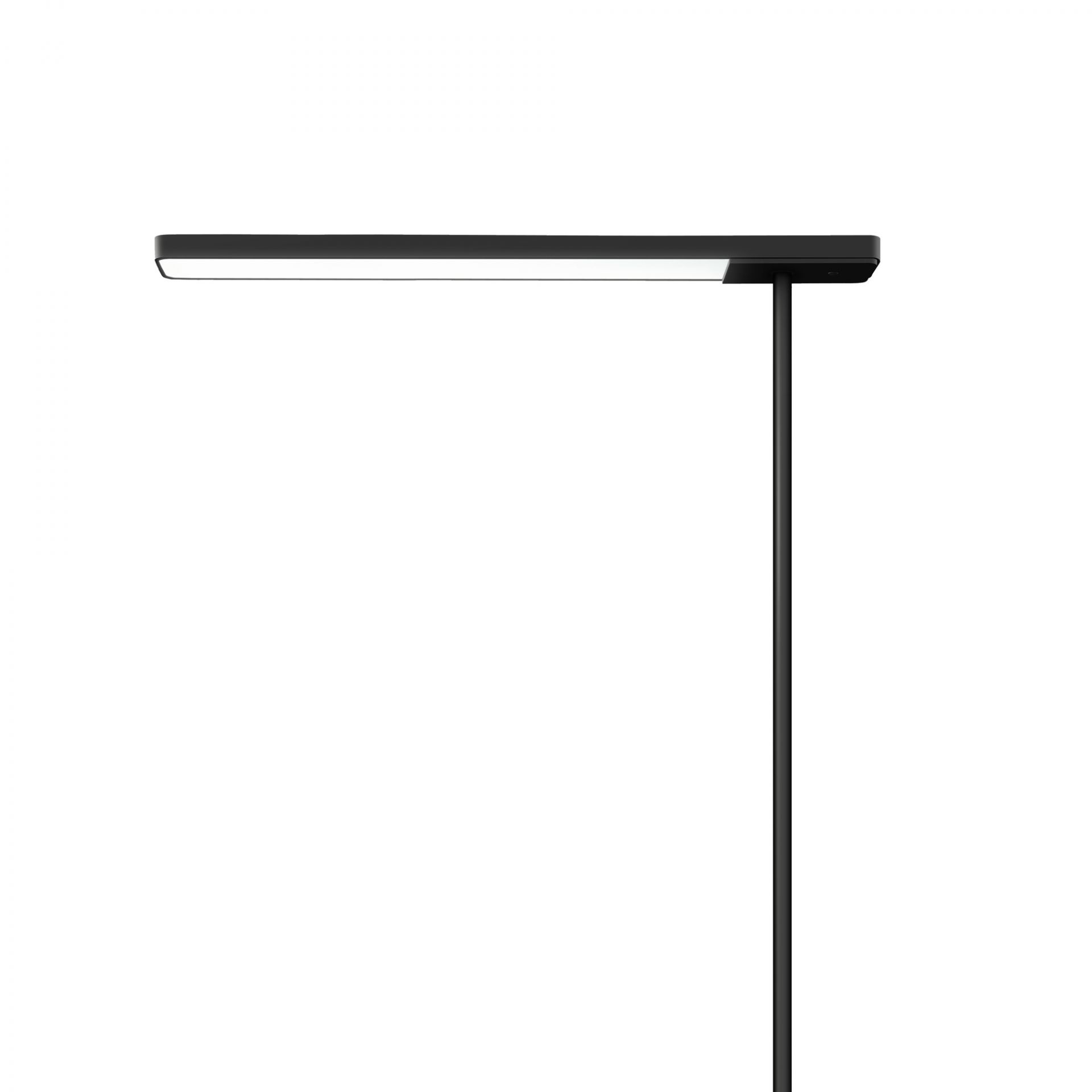 Slice² Tischleuchte von Serien Lighting, weiße LED Büroleuchte für USM Haller Tische.