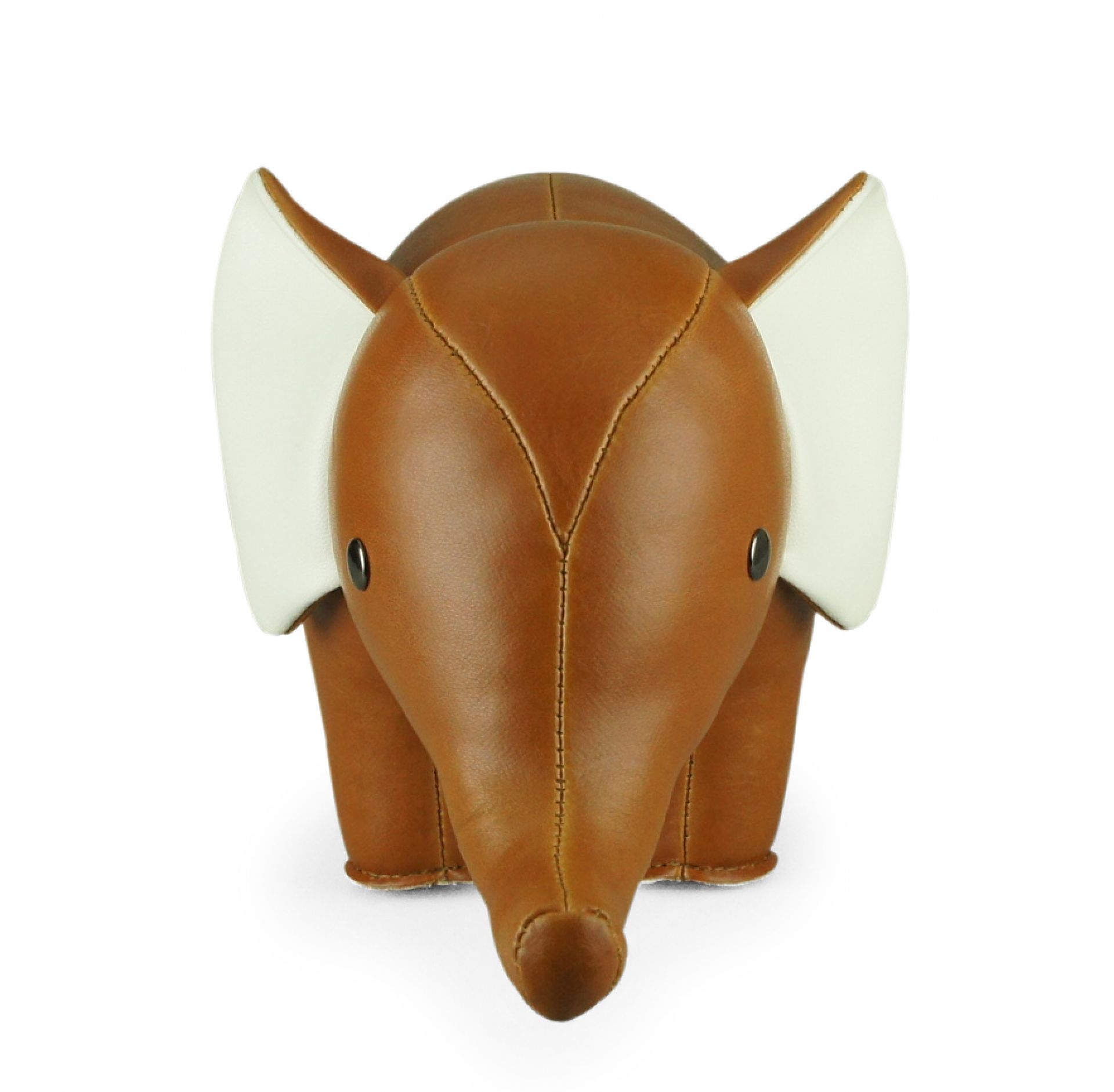 Bookend Classic Elephant Tan/White Züny
