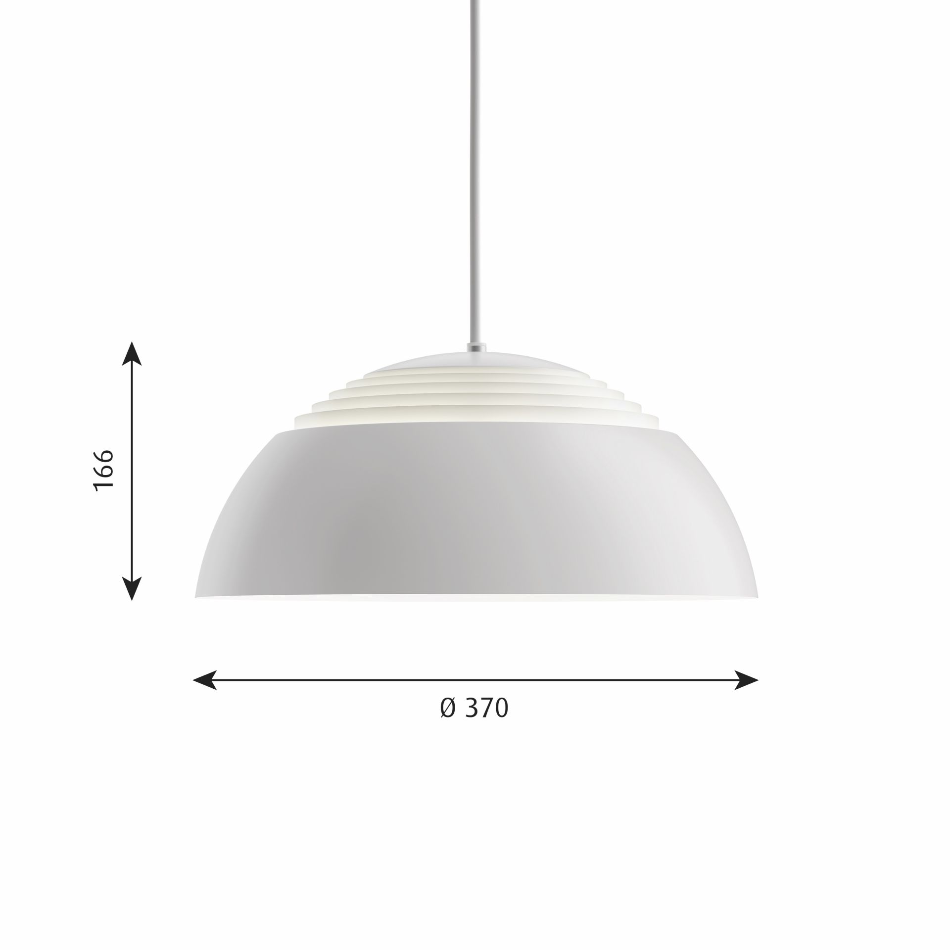 AJ Royal Pendant light Louis Poulsen