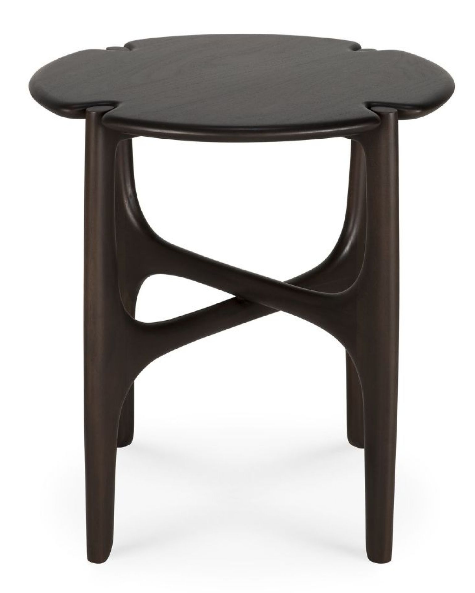 PI Side Table Mahogany Dark Brown Lacquered Ethnicraft